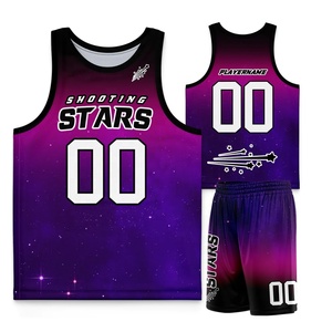 Maillots de basket-ball d'été personnalisés en maille avec logo et numéro de l'équipe gilet de basket-ball imprimé de grande taille - Product Image 2