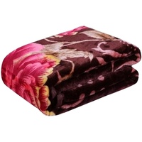 Couverture en polaire imprimée, super douce, agréable pour la peau, double couche, 100% polyester, écologique, pour l'hiver