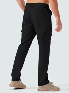 กางเกงผู้ชายขายาวย้อมสีล้วนดีไซน์ใหม่ล่าสุด - Product Image 4