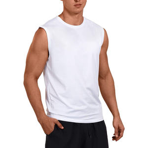 Débardeur d'Entraînement Vintage pour Hommes Chemise d'Entraînement Musculaire Surdimensionnée Sans Manches Fitness Gym Athlétique Coton Wear - Product Image 6