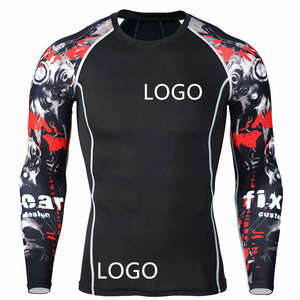 GAF Rash Guard à manches longues, best-seller, dernier design, vêtements MMA, couleur personnalisée - Product Image 6