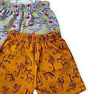 Lot de 4 shorts imprimés réguliers pour votre tout-petit (unisexe) shorts multicolores pour enfants de 2 à 8 ans - Product Image 6