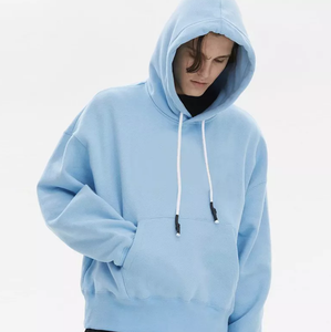 Sweat-shirts à capuche classiques pour hommes, brodés, impression numérique, 100% coton, coupe ample, pour sports d'hiver, décontractés, confort quotidiens - Product Image 1