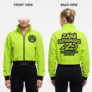 Men Long Sleeve <b>Running</b> <b>Jacket</b> 240g GSM Premium Polar Fleece ODM Custom Embossed Printing Full Zip Autumn Outerwear Thin - Product Image 1