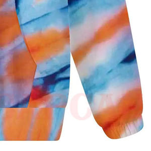 Sudadera con capucha Tie Dye hecha a medida para hombre Material de alta calidad de secado rápido con logotipo Diseño de tendencia de invierno OEM - Product Image 4