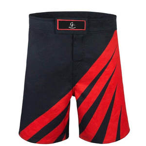 Short de boxe à ceinture élastique confortable avec logo personnalisé Short d'entraînement de fitness écologique pour les arts martiaux - Product Image 4