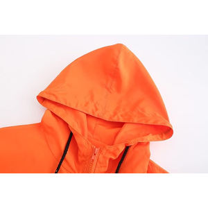 Chaquetas cortavientos ligeras para hombre con capucha, chaqueta impermeable de diseño personalizado, servicio OEM, chaquetas para exteriores - Product Image 3