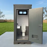 Maison conteneur de luxe personnalisée, salle de bain, WC de jardin, toilettes extérieures, remorque sanitaire, toilettes mobiles portables avec compostage