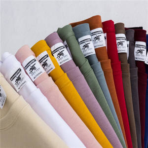 100% algodón 280 Gsm hombres mujeres Unisex logo personalizado sólido Casual Camiseta de manga corta de gran tamaño para hombres - Product Image 4