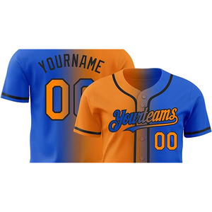 Cheer Baseball Jersey Maillots vierges en gros Manches courtes Personnalisé 100% Polyester Raglan Baseball Shirt Respirant Séchage rapide - Product Image 4