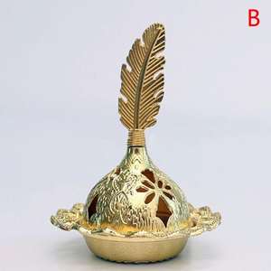 Fast Shipment Smeller Holder Table Centerpiece Display <b>Incense</b> Stick Stand Portable Pure Brass <b>Incense</b> Burner From India - Product Image 6