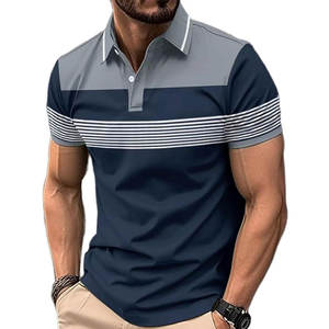 Camisetas de polo informales unisex al por mayor para hombre de negocios logotipo personalizado en blanco liso impresión en la parte delantera patrón sólido de trabajo - Product Image 3