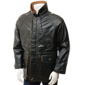 Veste en cuir pour homme style streetwear 2025, qualité supérieure, taille standard, fermeture éclair de haute qualité, imperméable, respirante, coupe-vent - Product Image 3