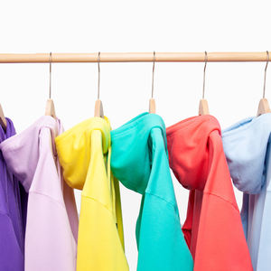 Alta calidad Color sólido gota hombro 400g 100% algodón Unisex sudaderas con capucha de gran tamaño hombres sudaderas con capucha - Product Image 3