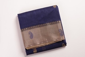 Sari Jari Pallu de STUDIO N GHUGRA, Prenda Elegante para Mujer con Bordado Intrincado, Disponible en Existencia - Product Image 4