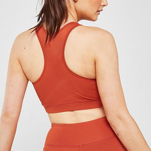 Sujetador Deportivo de Alta Sujeción para Mujer, Estilo Racerback, Top Corto para Yoga y Fitness, Logotipo Personalizado, Ropa Deportiva - Product Image 4