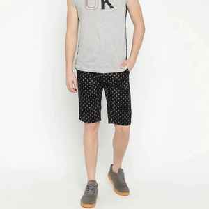 Short Homme Élastique avec Motif Solide Impression Transfert par Sublimation 100% Polyester Séchage Rapide & Respirant - Product Image 1