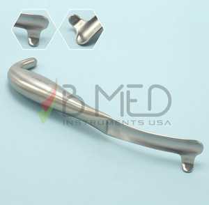 Retractor Bauer con Gancho Derecho, Herramienta Quirúrgica Intraoral de 8 Pulgadas, Retractor con Muesca Sigmoidal de Calidad Alemana para Cirugía Oral - Product Image 4