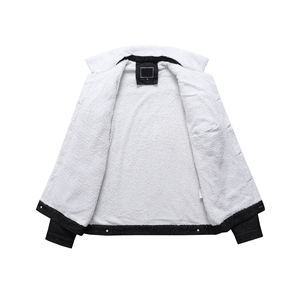 2025 Wholesale Fashion Spring <b>Jacket</b> <b>Denim</b> Big Pocket Black Color Casual Workwear <b>Jacket</b> <b>Men</b> <b>Denim</b> <b>Jackets</b> - Product Image 4