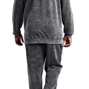 Trending New Arrival Chaqueta cómoda con capucha Chándal personalizado Moda Conjunto de dos piezas Joggers Chándal - Product Image 6