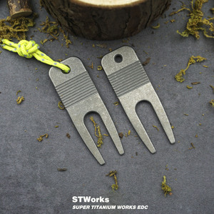 Biểu Tượng Tùy Chỉnh Titan Trống Công Cụ Sửa Chữa Golf Divot Đánh Dấu Phụ Kiện - Product Image 4
