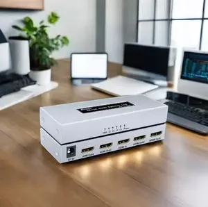 Dtech HDMI Splitter 1 in 4 Out 4K วิดีโอส่งข้อมูลเสียง