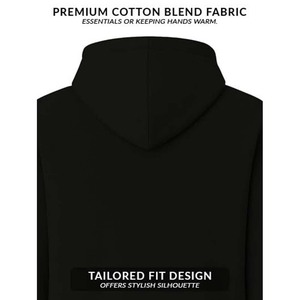 Sweat-shirts à capuche zippés personnalisés pour hommes, 100 % coton/polyester, coupe régulière, design personnalisé, mode d'hiver, taille adulte, décontracté - Product Image 3