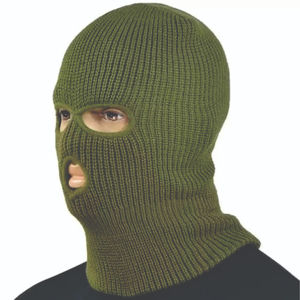 Personalice su propio logotipo Máscara de esquí Sombrero de invierno de alta calidad Gorro de punto Pasamontañas Máscara de esquí personalizada de tres agujeros 2026 - Product Image 2