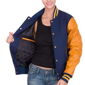 Cheap Rate Women Varsity Jacket Venta caliente Antiarrugas Transpirable Top Trending Women Varsity Jacket - Product Image 4