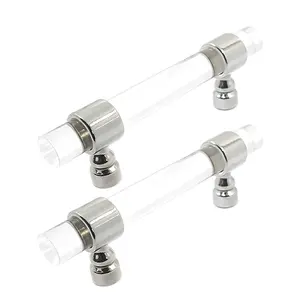 มือจับลิ้นชักทำจากอะคริลิคคุณภาพสูงด้ามจับประตูตู้เสื้อผ้าสินค้าขายดี - Product Image 1