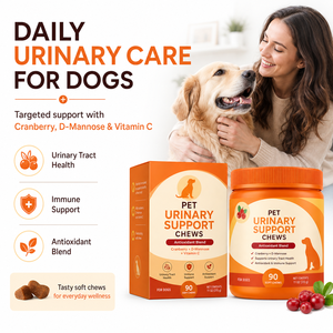Suplemento para el Cuidado del Tracto Urinario Canino al por Mayor, OEM Personalizado, Masticables Blandos de Arándano y D-Manosa con Sabor a Tocino, Alimento para la Salud de la Vejiga de Mascotas, 315g - Product Image 3