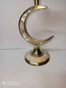 เชิงเทียนทองเหลืองที่ทันสมัยสำหรับการตกแต่งภายในที่เรียบง่ายเชิงเทียนทองเหลืองสำหรับตกแต่งโต๊ะกลางที่วางแก้ว - Product Image 4