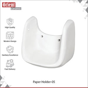 Énorme demande vente chaude meilleure qualité Design de luxe OEM / ODM articles sanitaires acceptables porte-papier de soie en céramique de couleur blanche - Product Image 2