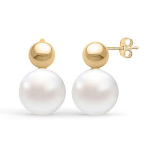 Pendientes de Perlas de Plata de Ley 925 CLARA - Product Image 1