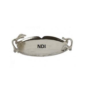 Bandeja de Metal para servir el desayuno de uso multiusos, Decoración de mesa de cena, superventas, bandeja de Metal para servidor de alimentos de alta calidad - Product Image 1