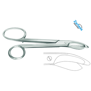 Ciseaux à plâtre Bruns en acier inoxydable de haute qualité, longueur 24 cm, fabricant et exportateur d'instruments chirurgicaux - Product Image 6