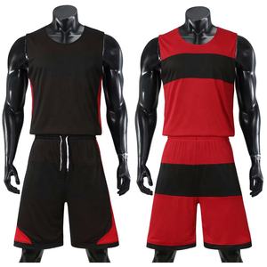 เสื้อบาสเก็ตบอลของผู้ชายแบบมืออาชีพเสื้อใส่สบายแห้งระบายอากาศได้ดีกางเกงขาสั้นสำหรับผู้ใหญ่ - Product Image 4