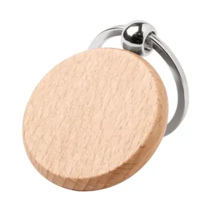 Porte-clés en bois personnalisés Wokke pour le merchandising - Product Image 5