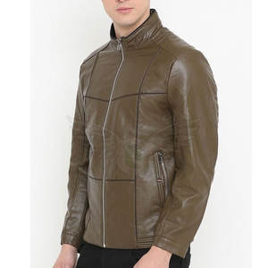 Slim Fit Top Quality Design <b>Men</b> Clothing Casual Leather <b>Jacket</b> Best Winter Fashion Leather <b>Jacket</b> - Product Image 3
