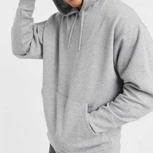 Sweat à capuche pour hommes de haute qualité avec logo pull-over personnalisé surdimensionné sweats à capuche en coton lourd - Product Image 4
