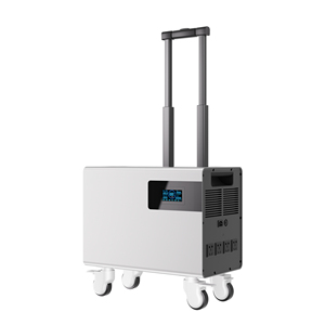 Trạm điện cầm tay cho cắm trại ngoài trời 51.2V 48ah Pin LiFePO4 với thanh kéo và bánh xe - Product Image 1