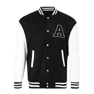 Veste de survêtement brodée pour homme, logo personnalisé, style streetwear, chaude, décontractée, boutonnée sur le devant - Product Image 3
