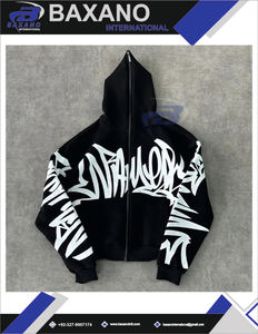 sweats à capuche Street Style Zip Up Graphic Hoodie Urban <b>Streetwear</b> latest Fashion Printed sweats à capuche <b>y2k</b> hoodie - Product Image 4