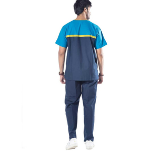 Combinaison de travail de haute qualité à col montant pour homme et femme, faible MOQ, couleur personnalisée, design unisexe, uniforme d'hôpital, service 2026 HI - Product Image 2