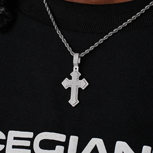 Pendentif Hip Hop pour homme en alliage plaqué or, personnalisé, de qualité supérieure, serti de diamants - Product Image 6