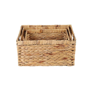 Cestas de almacenamiento de mimbre tejidas a mano multiusos personalizables organizador de mimbre para ropa y más hecho en Vietnam - Product Image 1