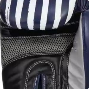 Prix de gros Gants de boxe en cuir véritable de haute qualité Logo personnalisé Respirant Évacuation de l'humidité Fermeture à boucle et crochet Extérieur - Product Image 4