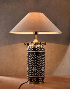 Lampe LED E26 AC écologique en os incrusté, design moderne haut de gamme, pour projets de décoration intérieure Tradebyd - Product Image 1