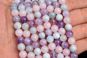 Resina Natural pulida piedra de grava curativa cuentas de cristal cuentas de resina Faiza artesanía jade - Product Image 6