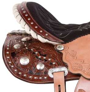 Selle de cheval en cuir pur de Style occidental, décontractée, personnalisée, prix d'usine, vente en gros - Product Image 4